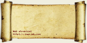 Anđela Peruničić vizit kartica